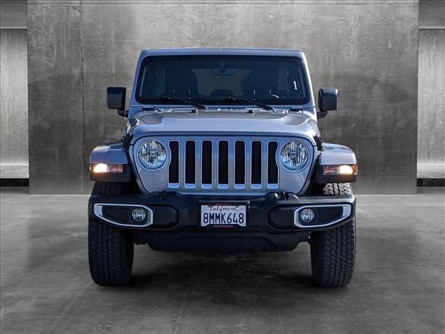 Used 2019 Jeep Wrangler Unlimited Sahara with VIN 1C4HJXENXKW683015 for sale in San Jose, CA