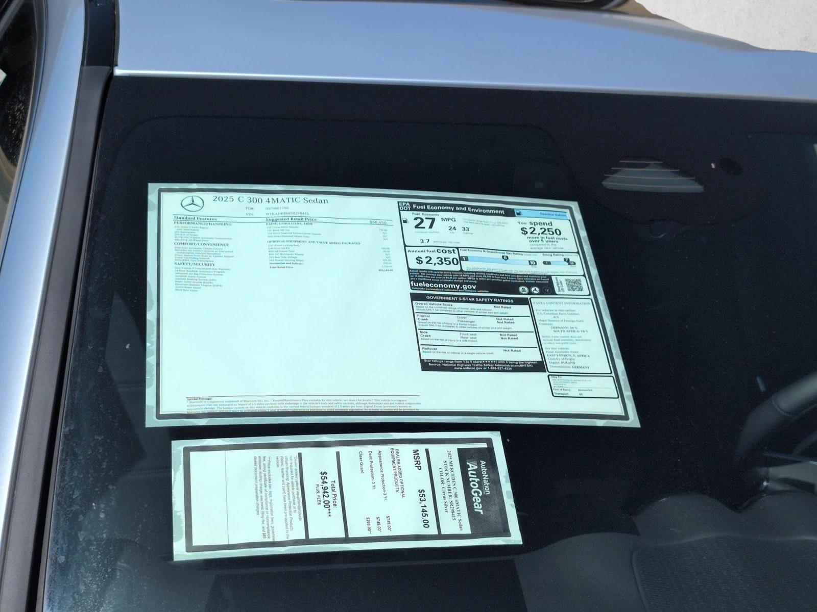 2025 Mercedes-Benz C-Class Sedan C 300 - Photo 18