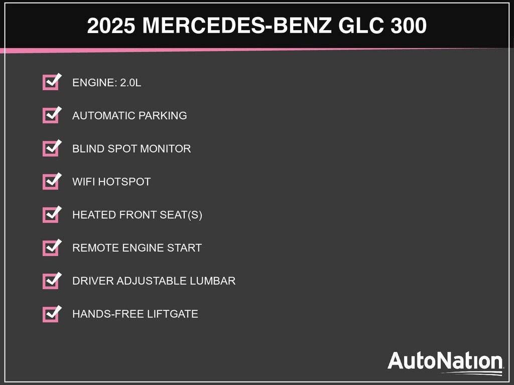 Certified 2025 Mercedes-Benz GLC SUV