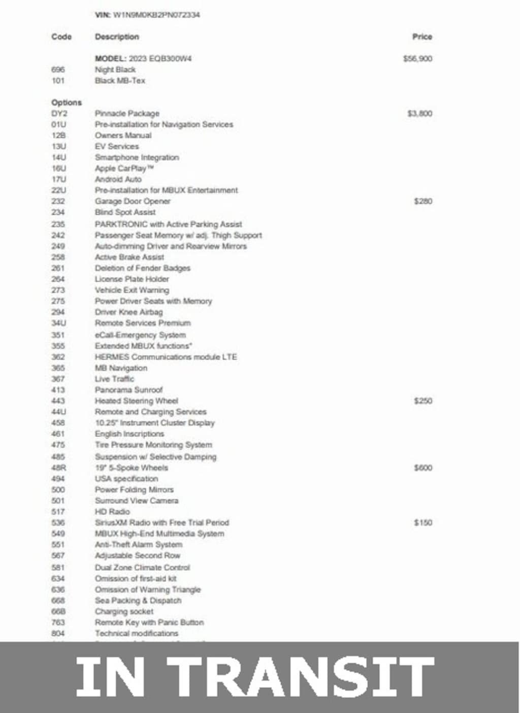 Used 2023 Mercedes-Benz EQB 300 4MATIC SUV