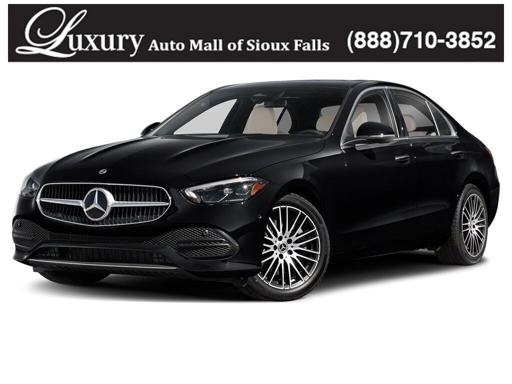 Black 2026 Mercedes-Benz C-Class Sedan All-Wheel Drive 9-Speed Automatic