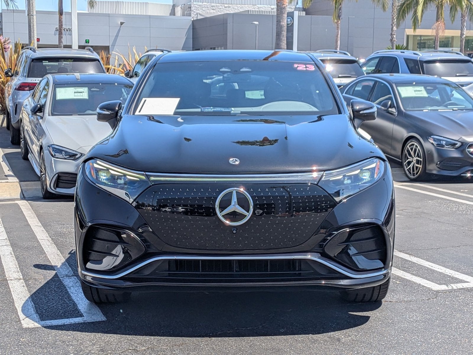 Certified 2023 Mercedes-Benz EQS SUV Base with VIN 4JGDM4EB1PA021740 for sale in Torrance, CA