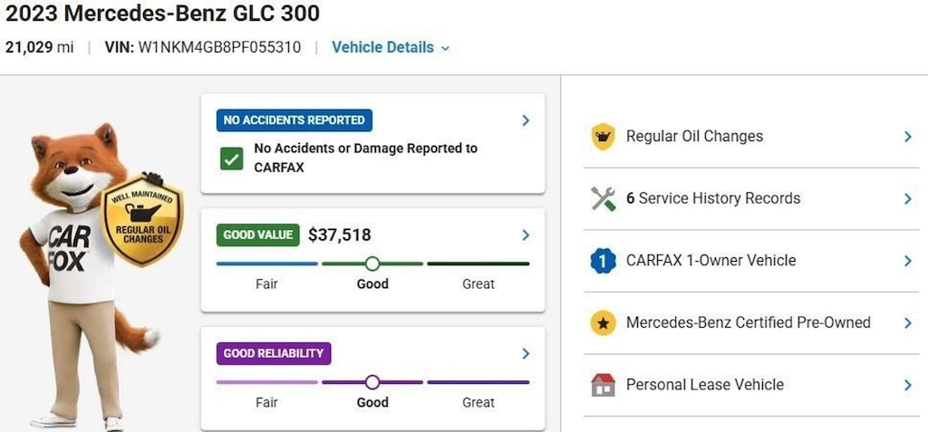 Certified 2023 Mercedes-Benz GLC SUV