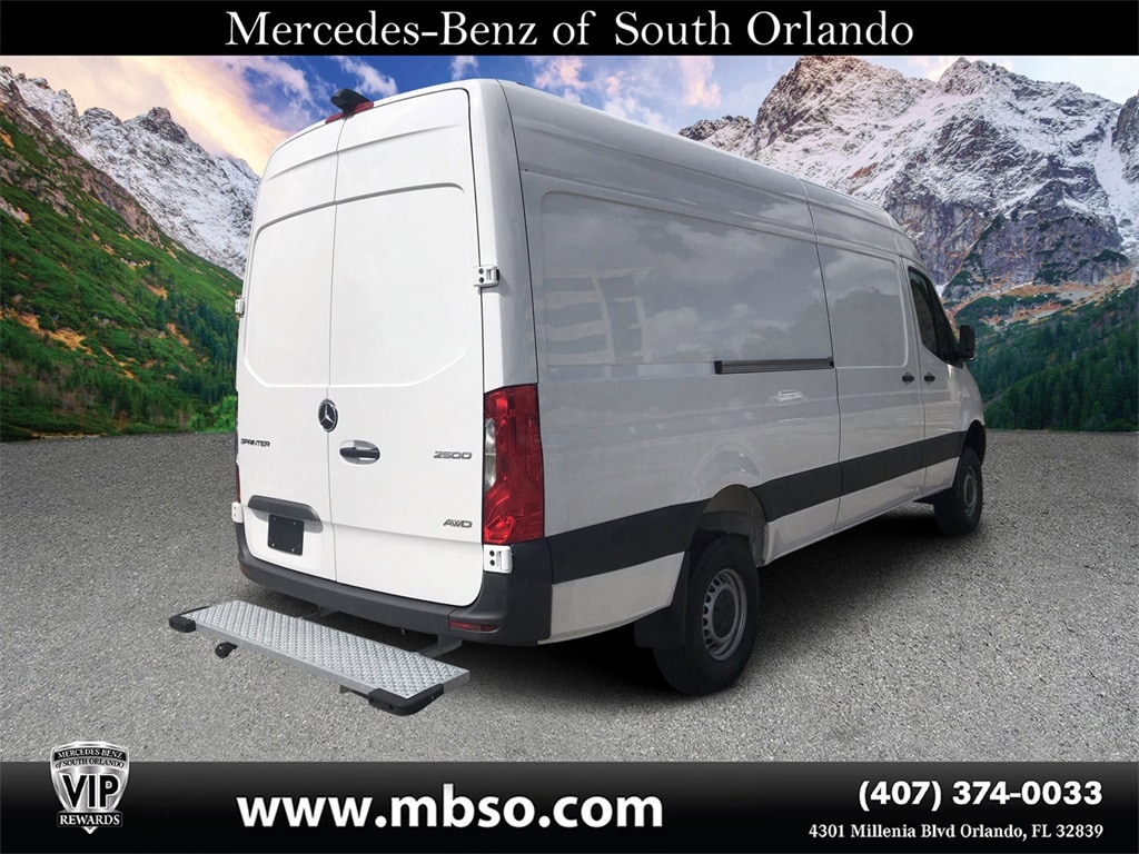 Used 2023 Mercedes-Benz Sprinter Cargo Van Base with VIN W1Y4NCVY6PT128864 for sale in Orlando, FL