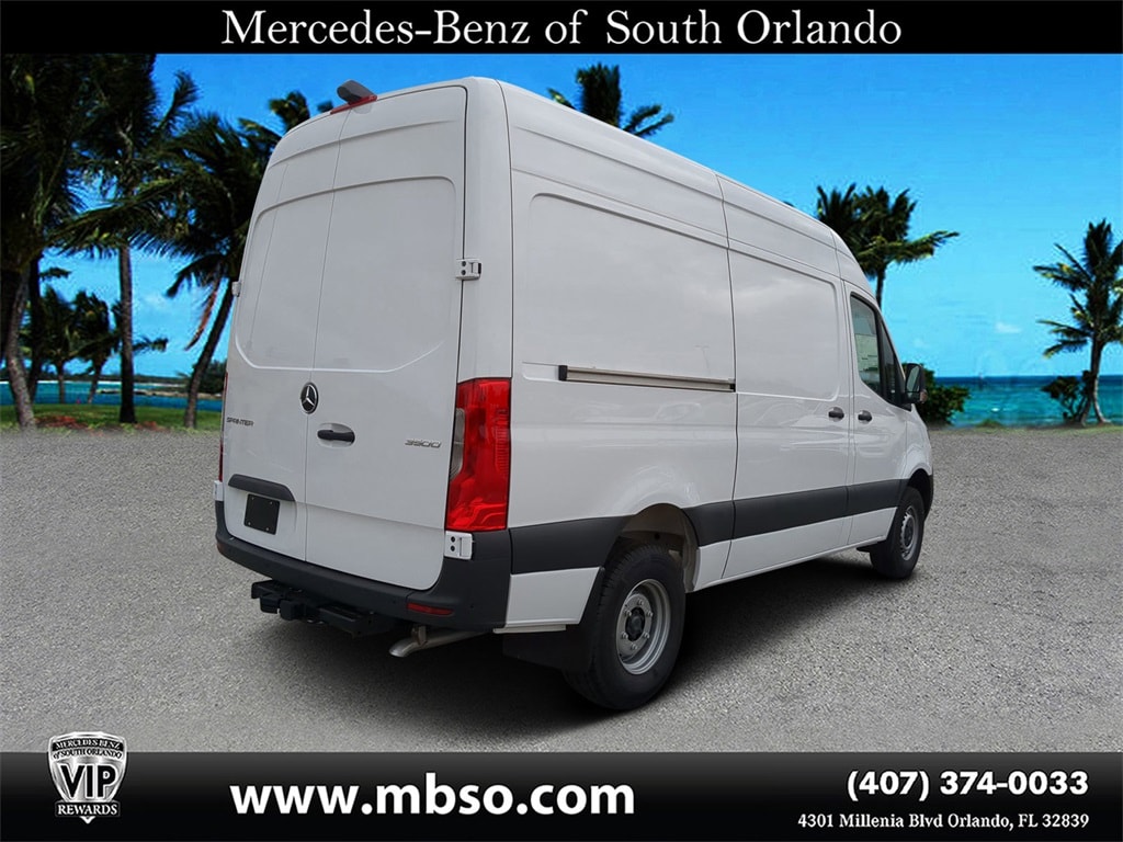 Used 2024 Mercedes-Benz Sprinter Cargo Van Base with VIN W1Y5NBHY7RT161773 for sale in Orlando, FL