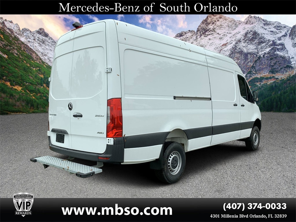 Used 2023 Mercedes-Benz Sprinter Cargo Van Base with VIN W1Y4NCVY8PT128641 for sale in Orlando, FL