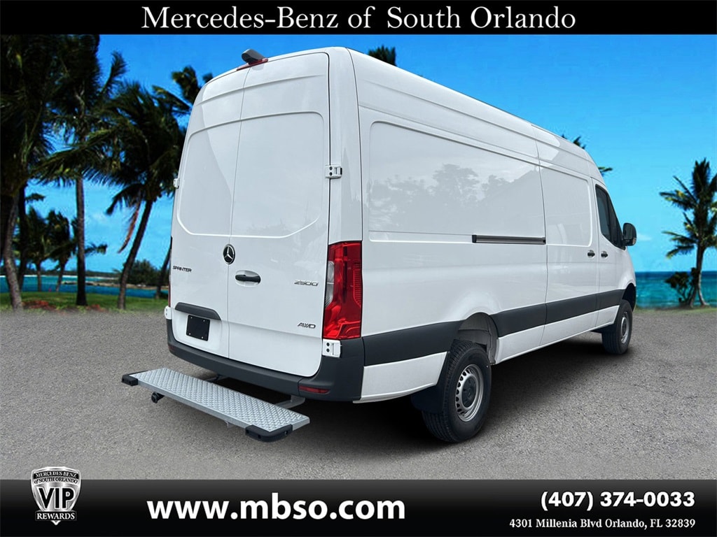 Certified 2023 Mercedes-Benz Sprinter Cargo Van Base with VIN W1Y4NCVY8PT128574 for sale in Orlando, FL