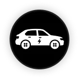 Electric vehicle icon