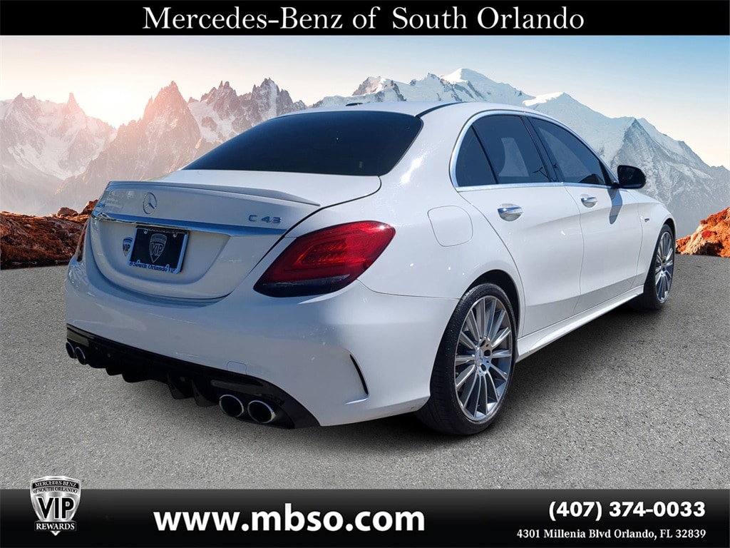 Certified 2020 Mercedes-Benz C-Class Sedan AMG C43 with VIN W1KWF6EBXLR597475 for sale in Orlando, FL