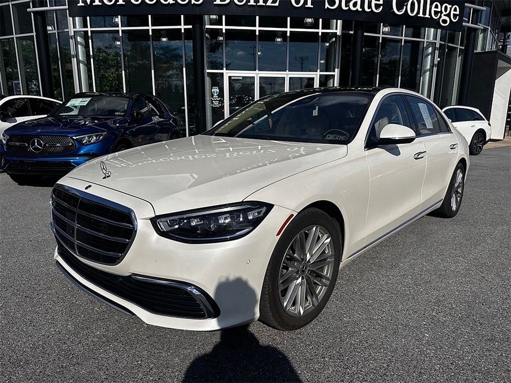 Certified 2023 Mercedes-Benz S-Class S 580 with VIN W1K6G7GBXPA222271 for sale in State College, PA