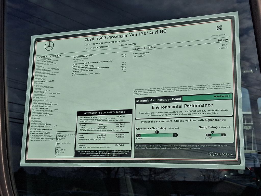 2026 Mercedes-Benz Sprinter Passenger Van Base - Photo 23