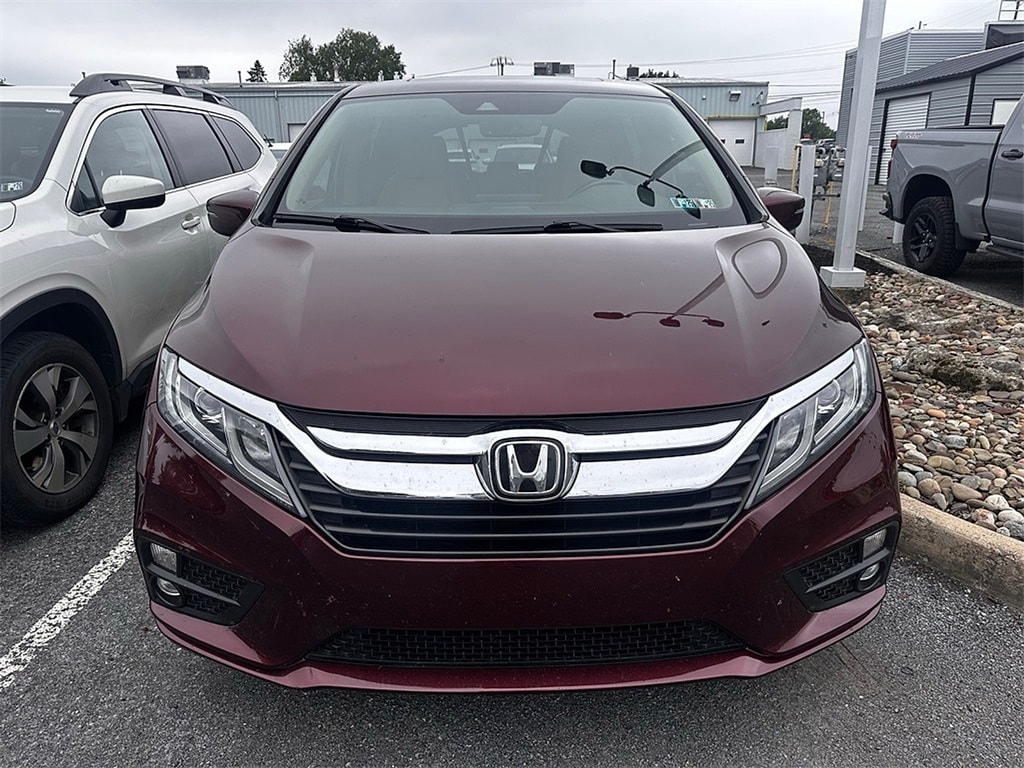 Used 2018 Honda Odyssey EX-L with VIN 5FNRL6H78JB056855 for sale in State College, PA