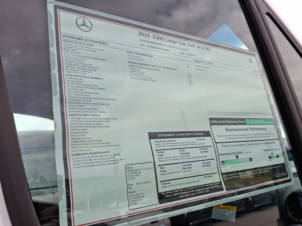 2025 Mercedes-Benz Sprinter Cargo Van Base - Photo 21