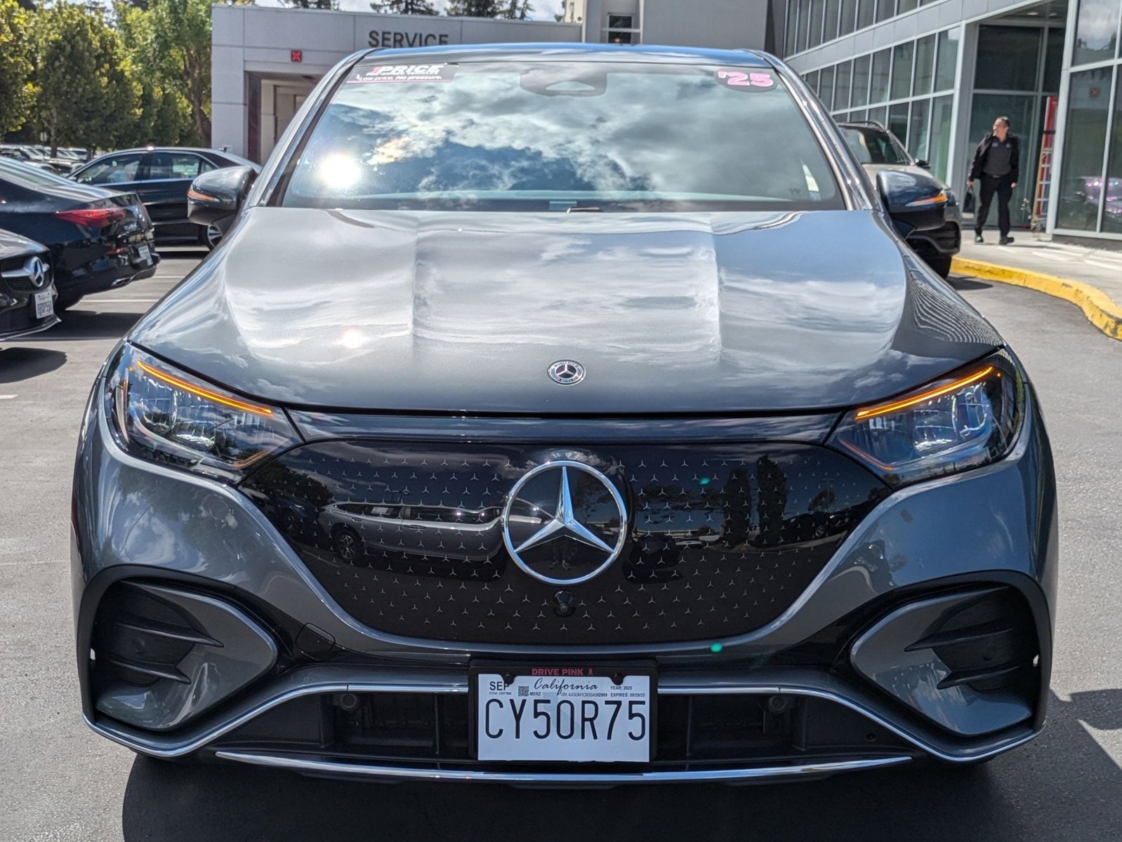 Certified 2025 Mercedes-Benz EQE SUV Base with VIN 4JGGM1CB3SA062989 for sale in San Jose, CA