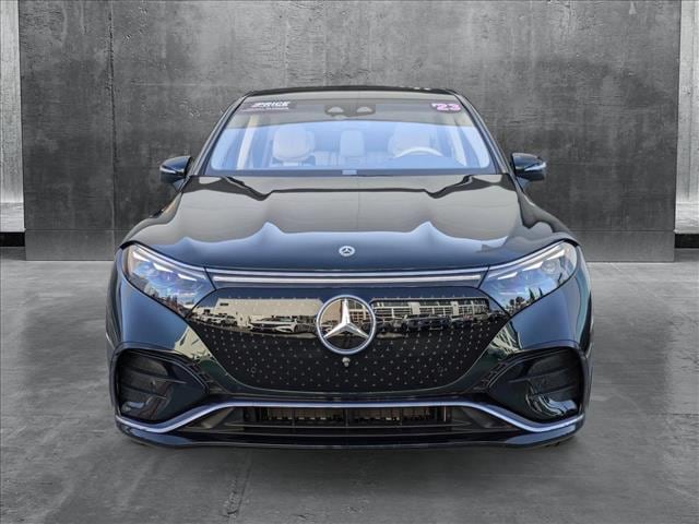 Certified 2023 Mercedes-Benz EQS SUV Base with VIN 4JGDM4EB2PA018023 for sale in San Jose, CA