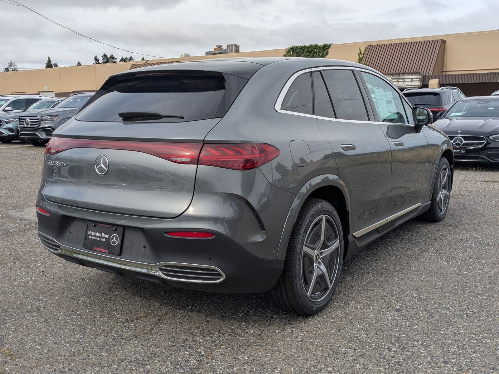 Certified 2025 Mercedes-Benz EQE SUV Base with VIN 4JGGM2BB9SA065077 for sale in San Jose, CA