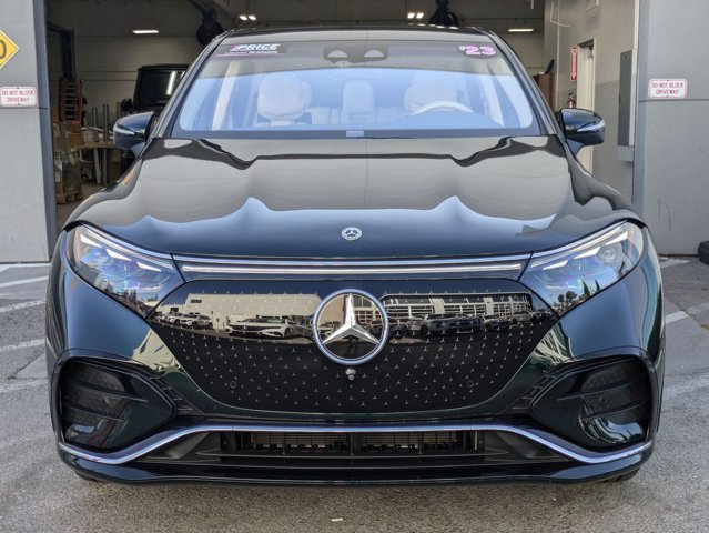 Certified 2023 Mercedes-Benz EQS SUV Base with VIN 4JGDM4EB2PA018023 for sale in San Jose, CA