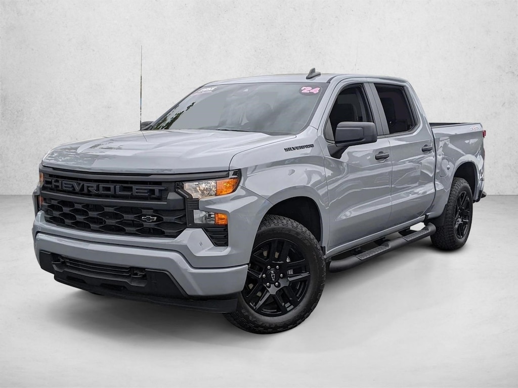Used 2024 Chevrolet Silverado 1500 Custom Truck Crew Cab