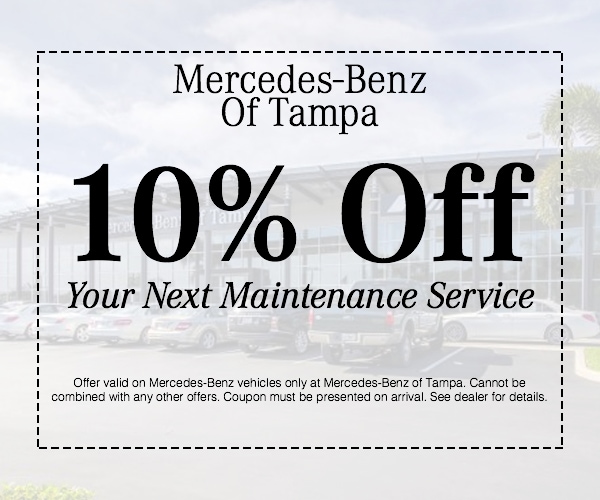 10 Off Your Next Service MercedesBenz Service Tampa