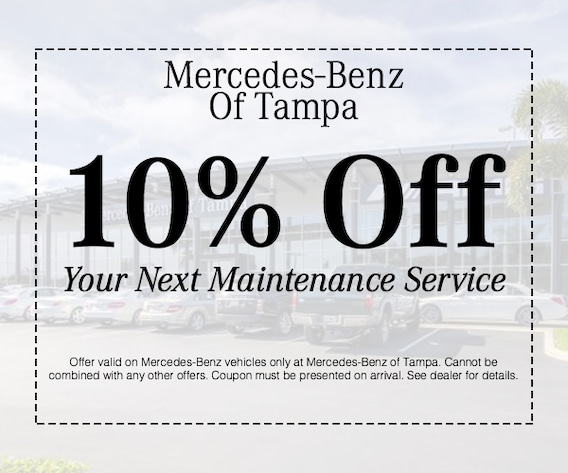 10 Off Your Next Service Mercedes Benz Service Tampa