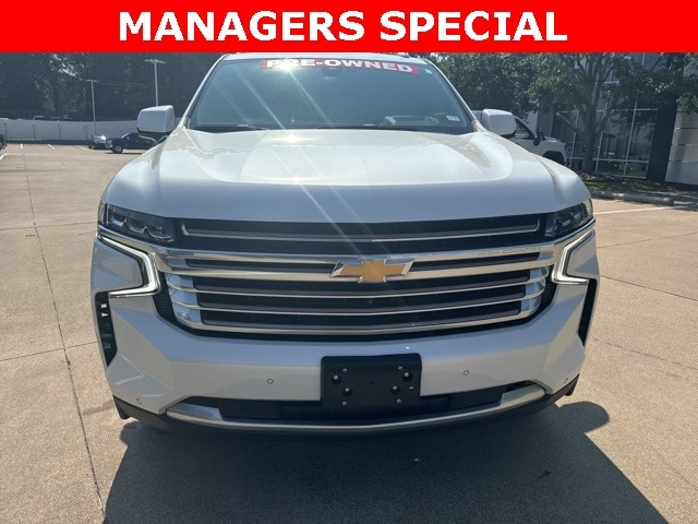 Used 2021 Chevrolet Tahoe High Country with VIN 1GNSCTKL3MR149939 for sale in Texarkana, TX