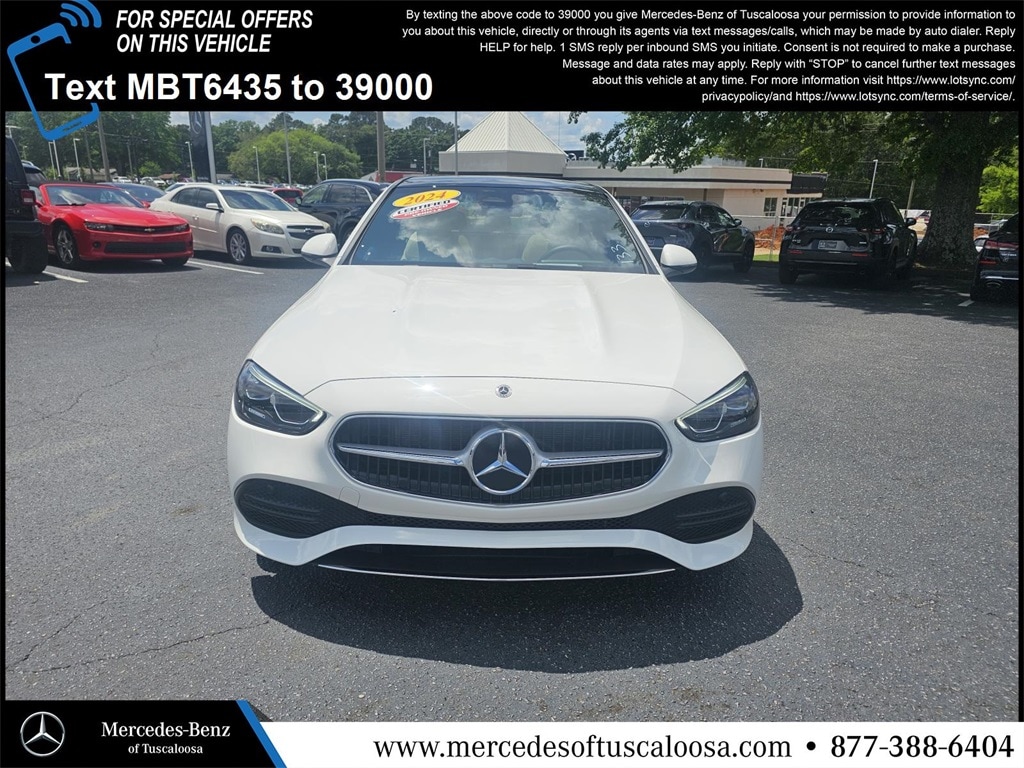 Certified 2024 Mercedes-Benz C-Class Sedan C 300 with VIN W1KAF4GB7RR236435 for sale in Tuscaloosa, AL