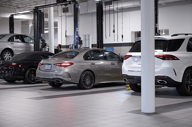 Mercedes-Benz towing reimbursement for covered road hazard damage