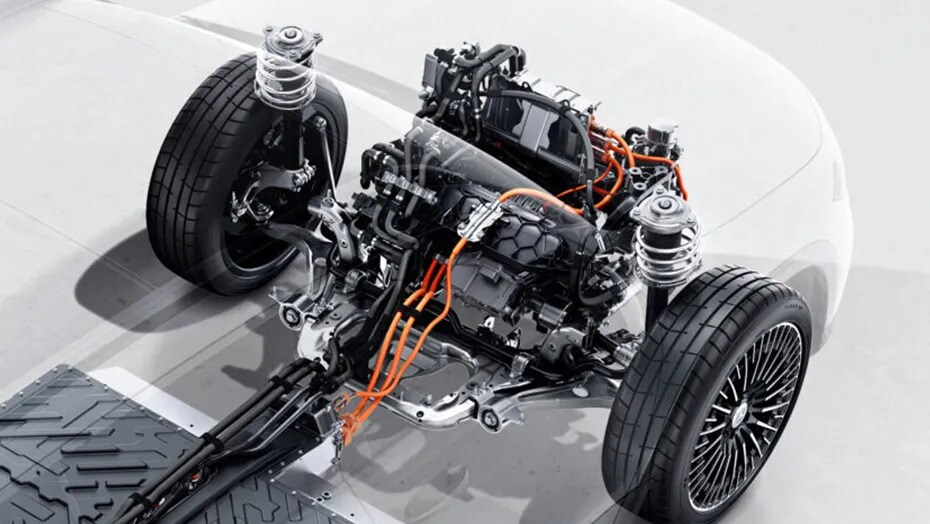 2026 Mercedes-Benz EQB SUV demonstrating 4MATIC all-wheel drive capability