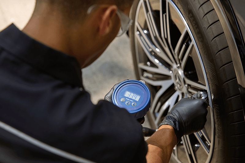 Mercedes-Benz wheel and tire service at Mercedes-Benz of Tuscaloosa