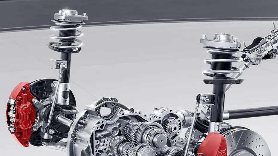 2026 Mercedes-Benz AMG CLA 35 Suspension view