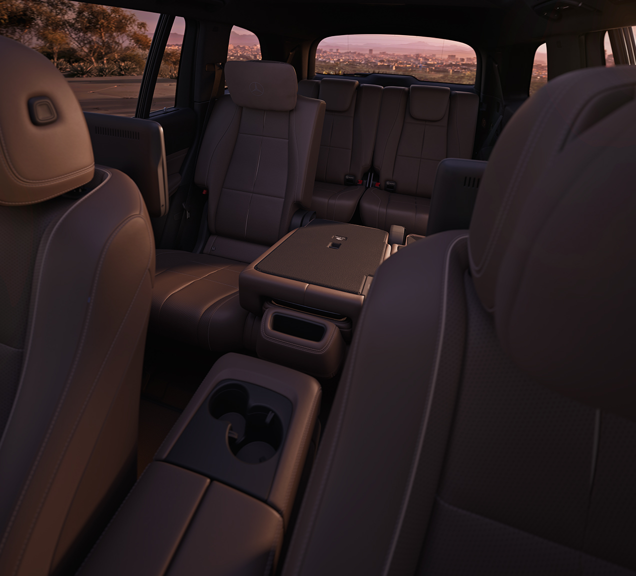 2027 Mercedes-Benz GLS interior seating and cargo area