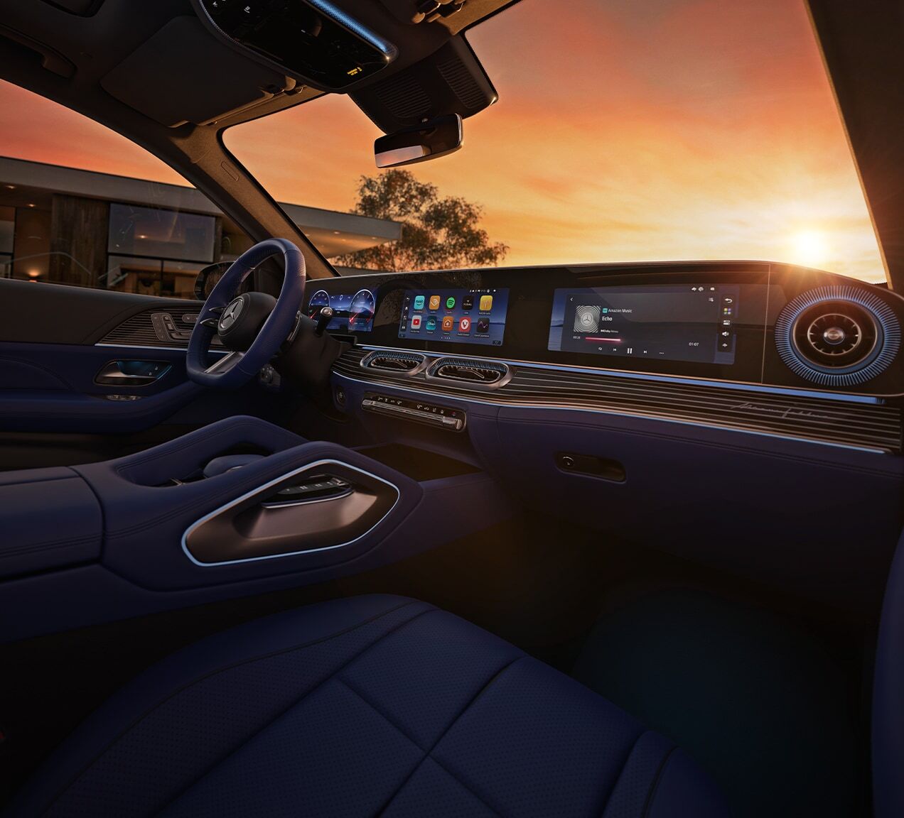 2027 Mercedes-Benz GLE SUV MBUX Superscreen and dashboard
