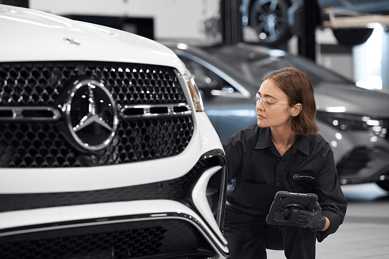 Mercedes-Benz wheel and tire inspection appointment in Tuscaloosa