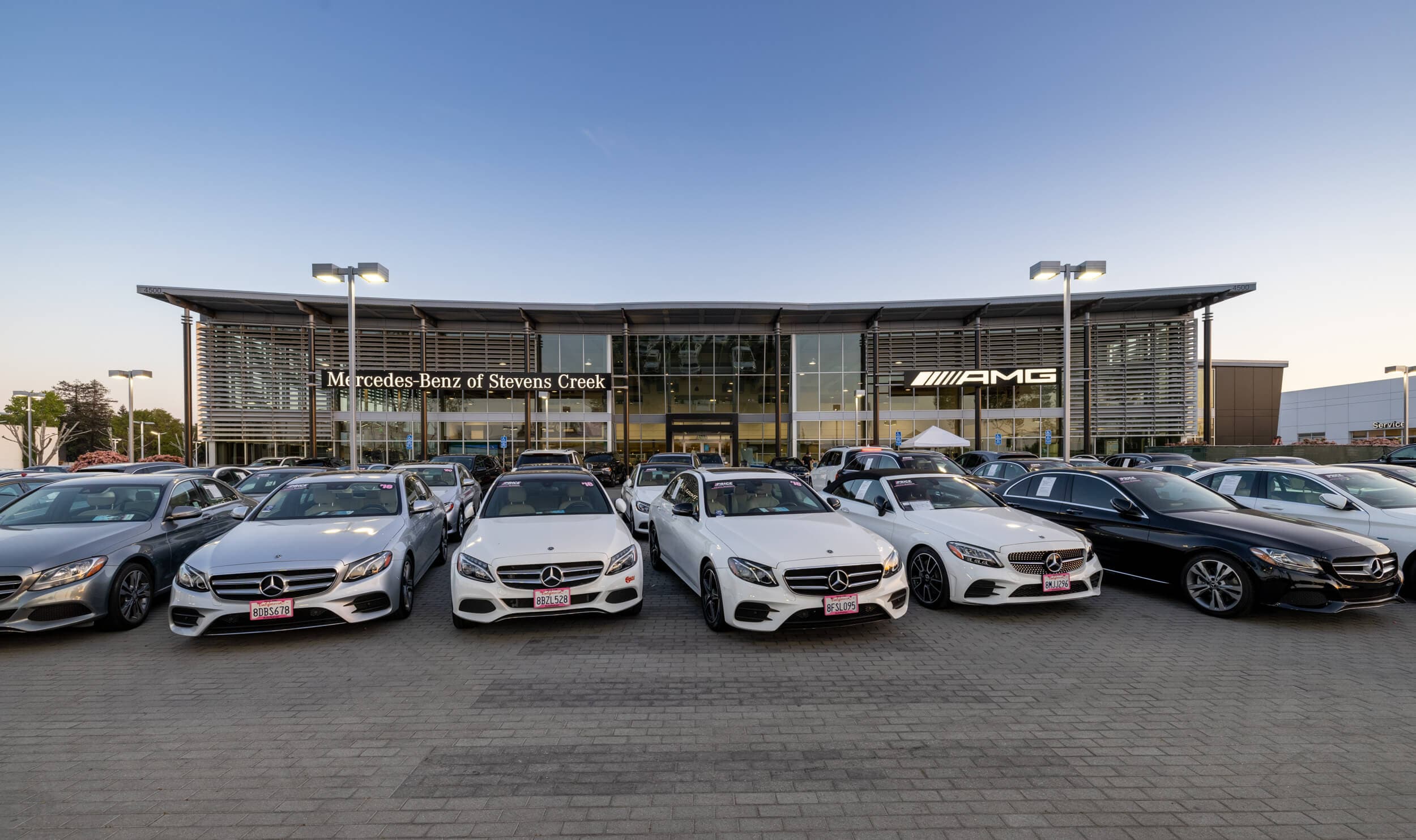 Exterior shot of Mercedes-Benz of Stevens Creek dealership