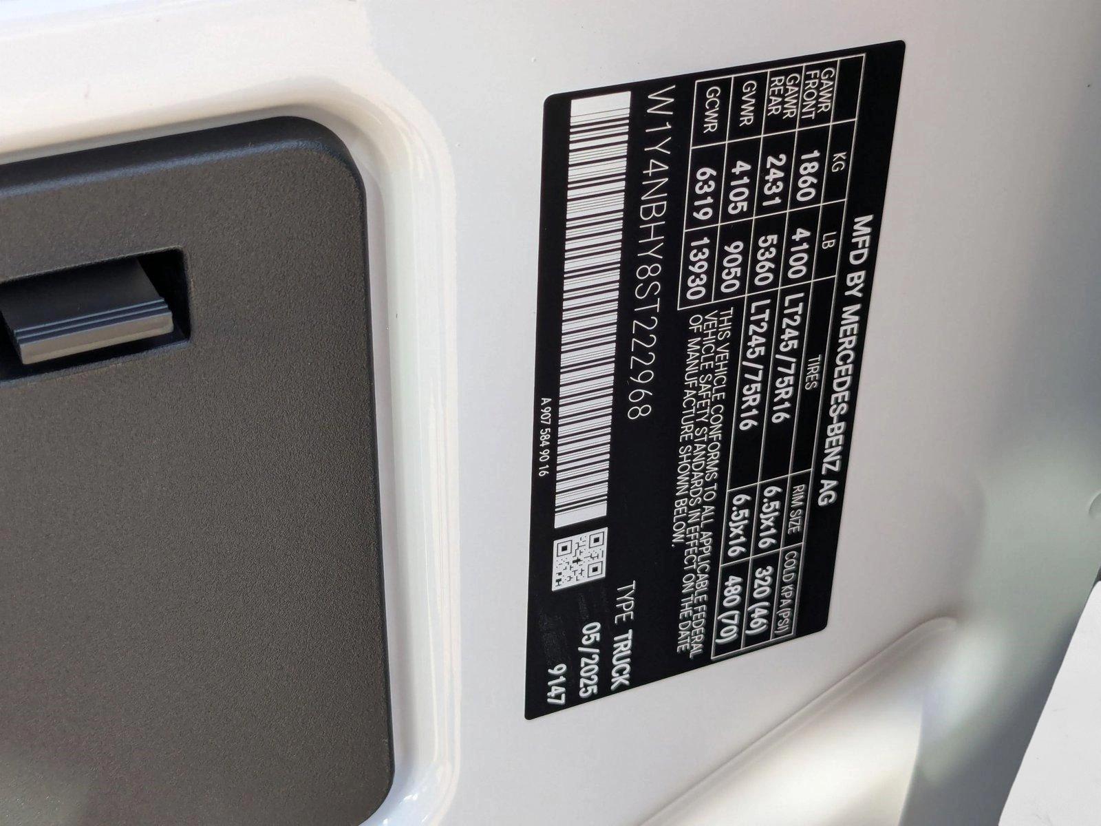 2025 Mercedes-Benz Sprinter Cargo Van Base - Photo 17