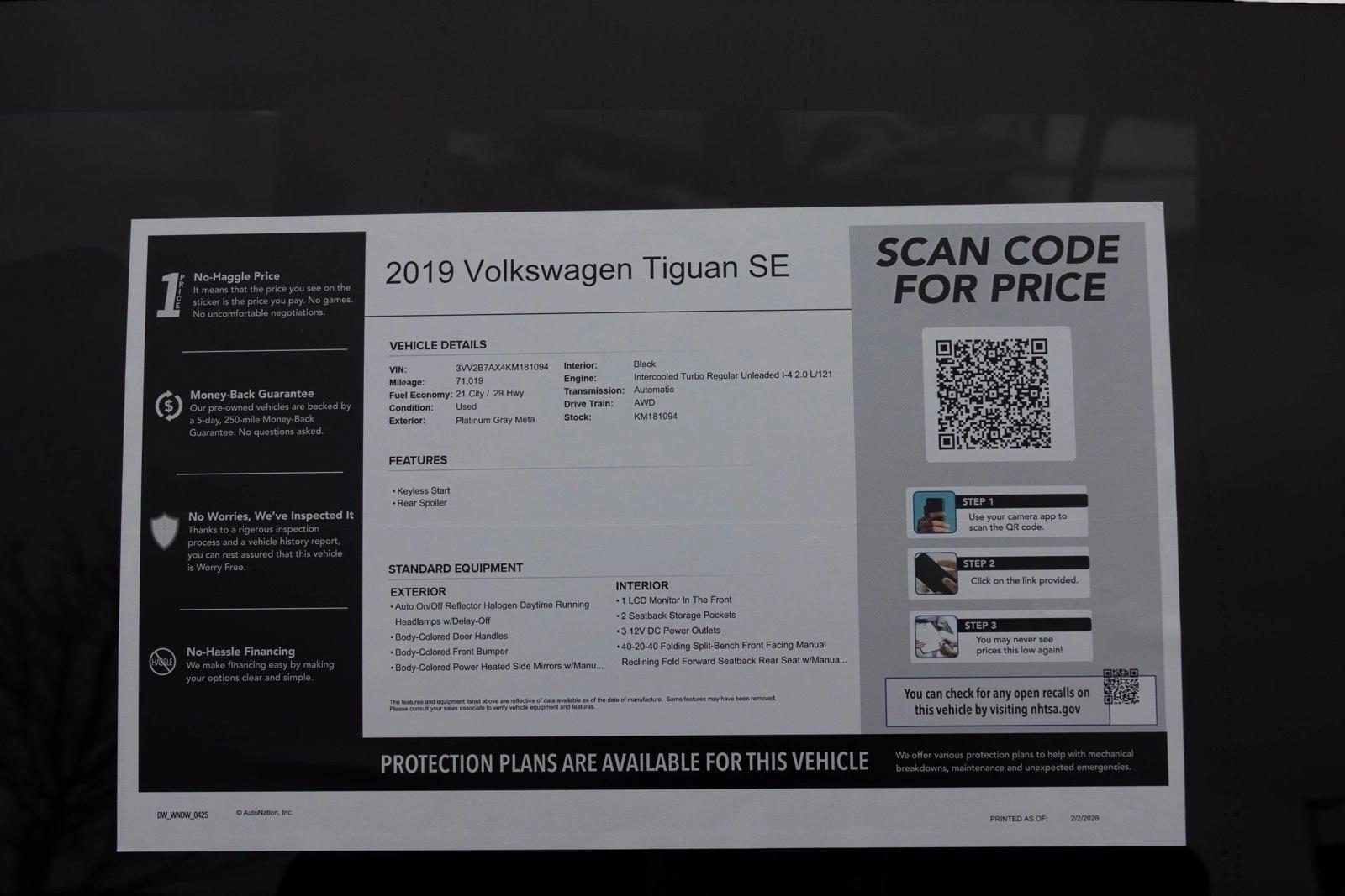 2019 VOLKSWAGEN TIGUAN - Image 29