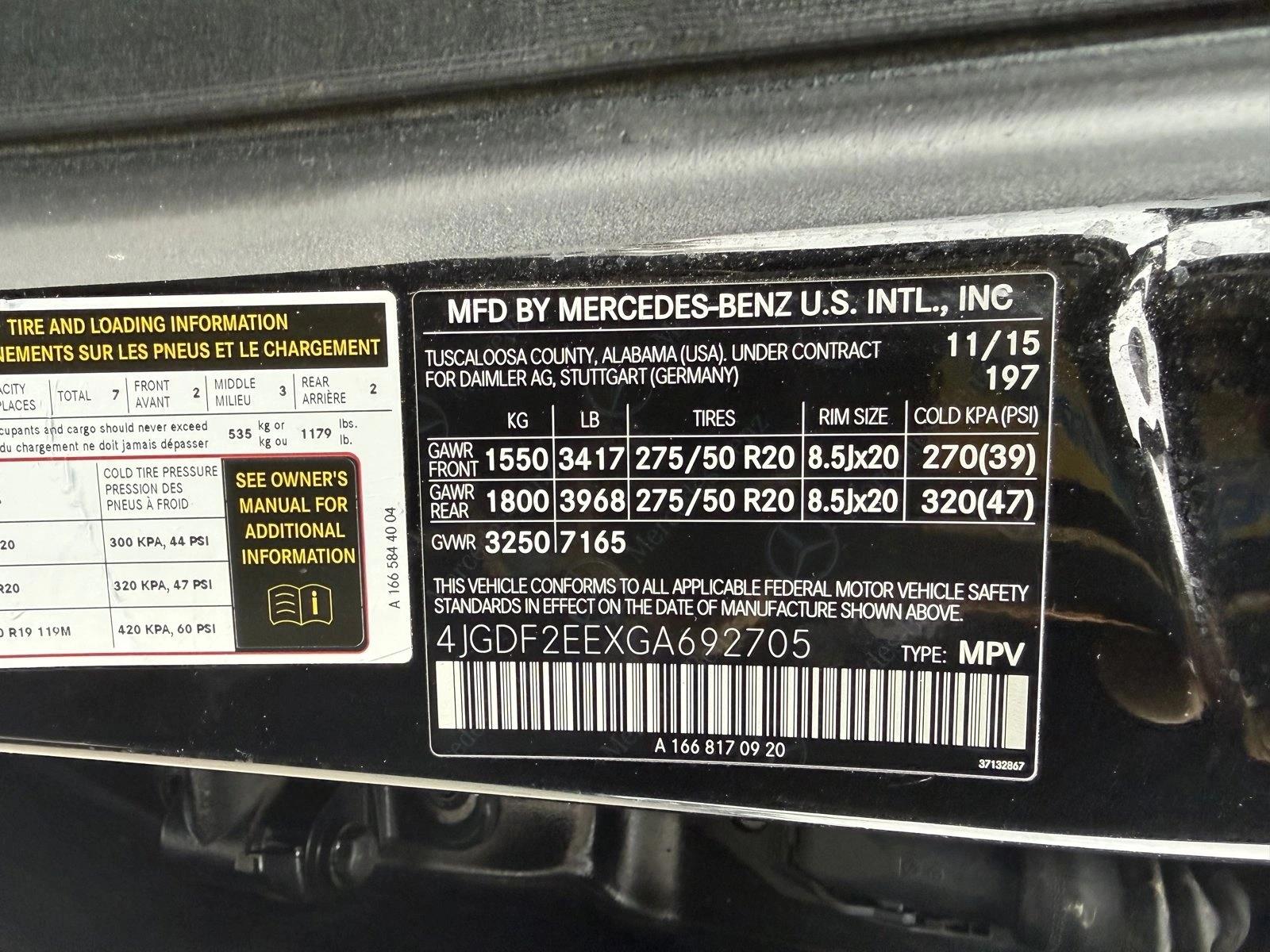 2016 MERCEDES-BENZ GL-CLASS - Image 15