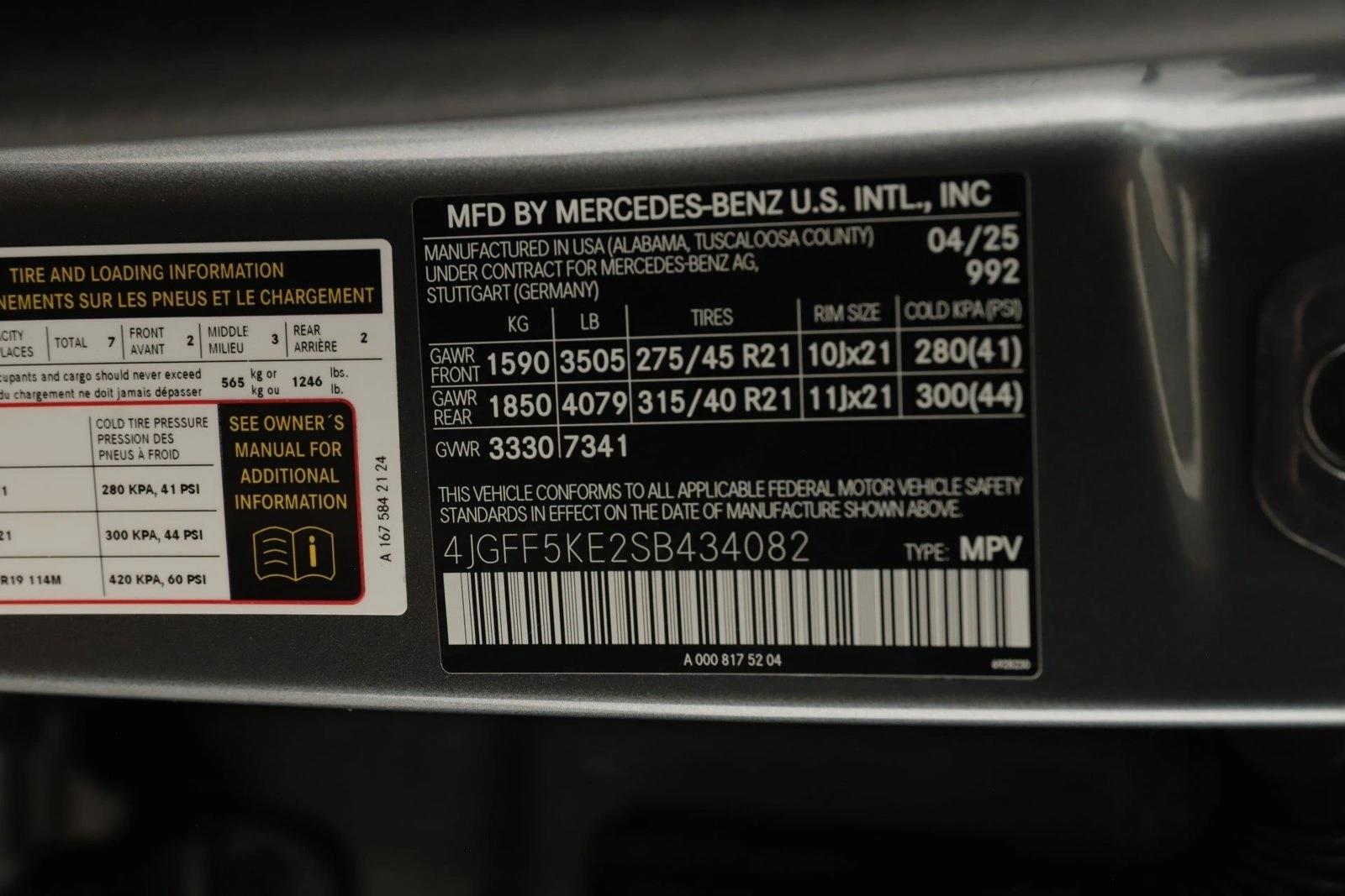 2025 MERCEDES-BENZ GLS-CLASS - Image 19