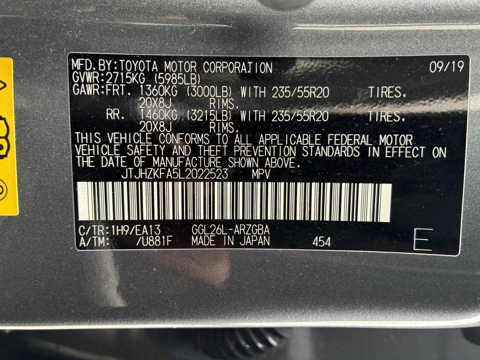 2020 LEXUS RX - Image 30