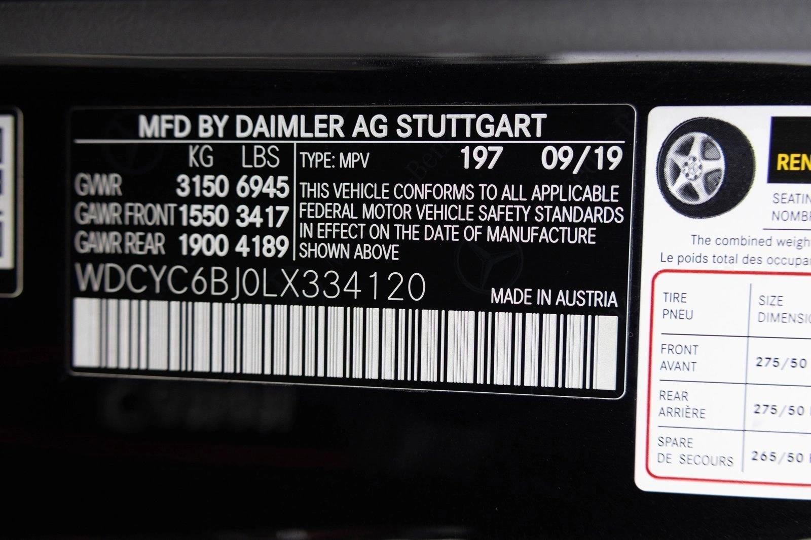 2020 MERCEDES-BENZ G-CLASS - Image 28