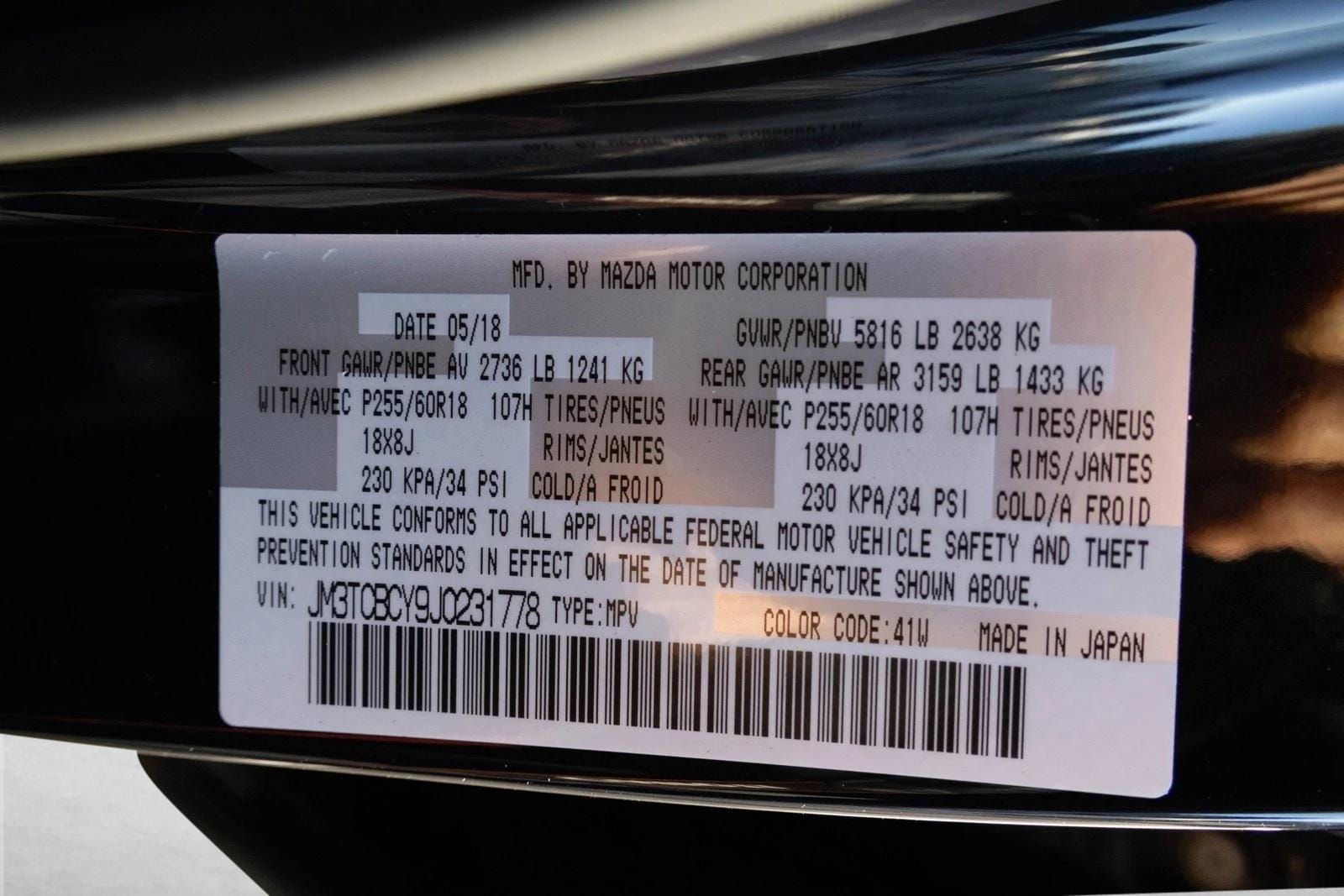 2018 MAZDA CX-9 - Image 29