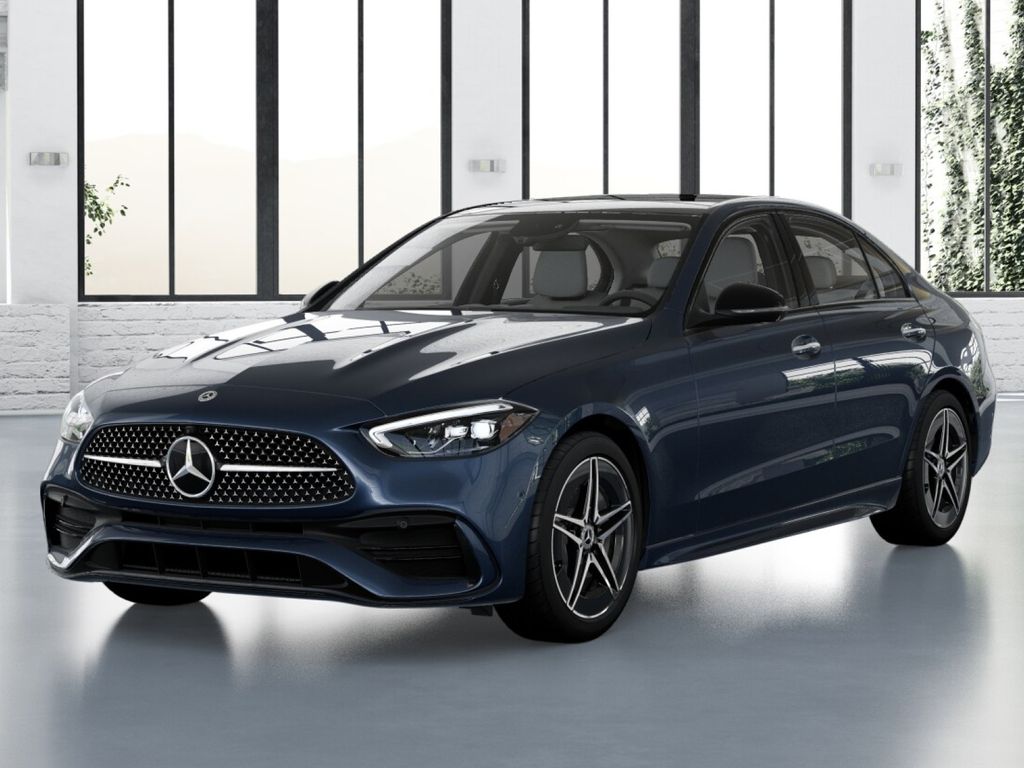Blue 2026 Mercedes-Benz C-Class Sedan All-Wheel Drive 9-Speed Automatic
