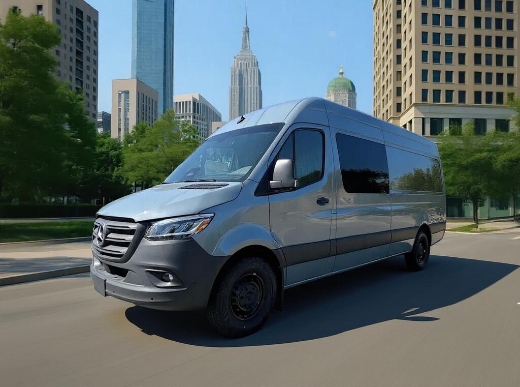 New 2025 Mercedes-Benz Sprinter 2500 High Roof 4-Cyl Diesel HO Van Crew Van