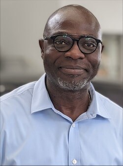Staff member Edward Olarinde from f4e4a8f0360c