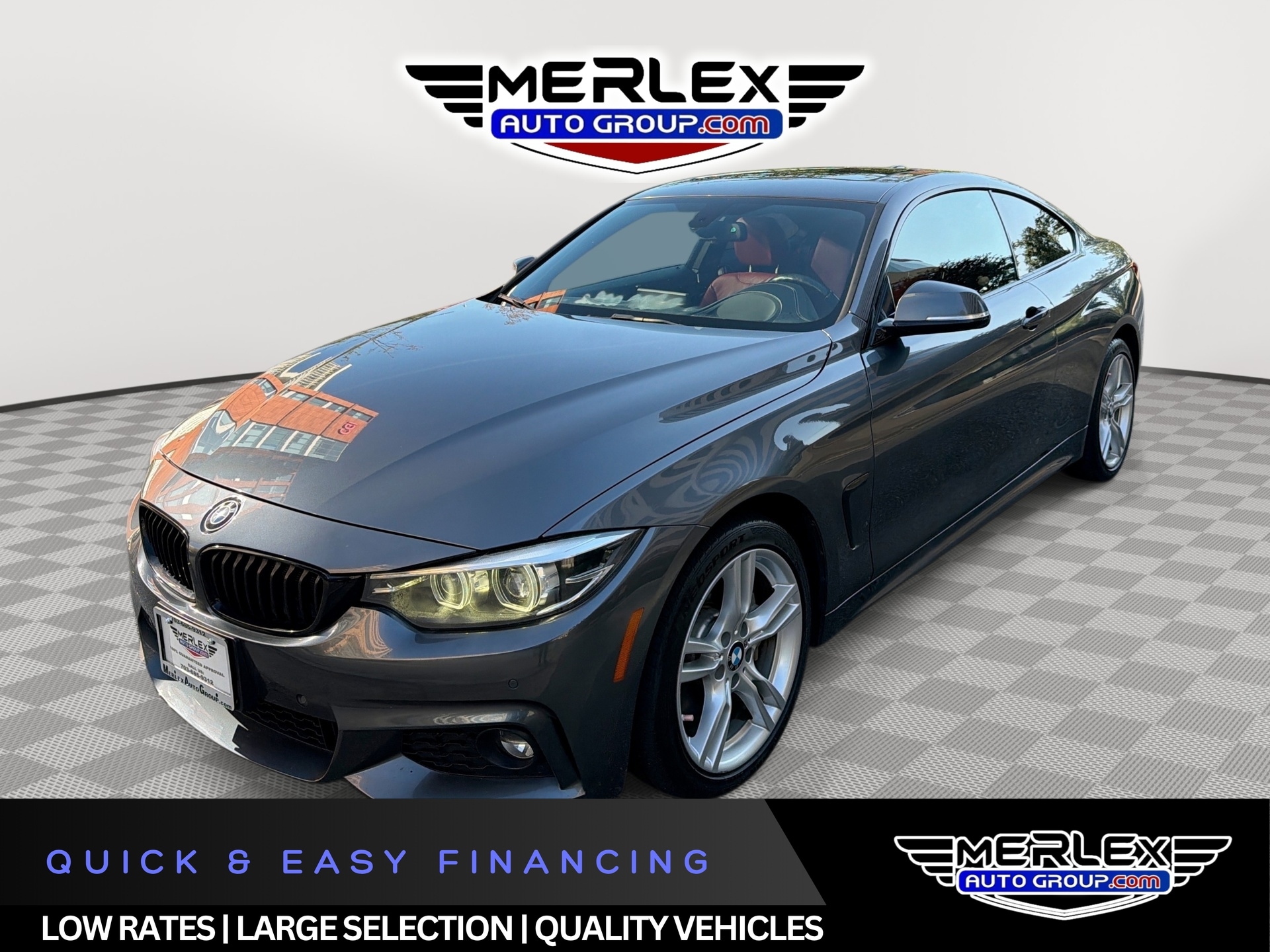 Gray 2019 BMW 4 Series Coupe All-Wheel Drive 8-Speed Automatic
