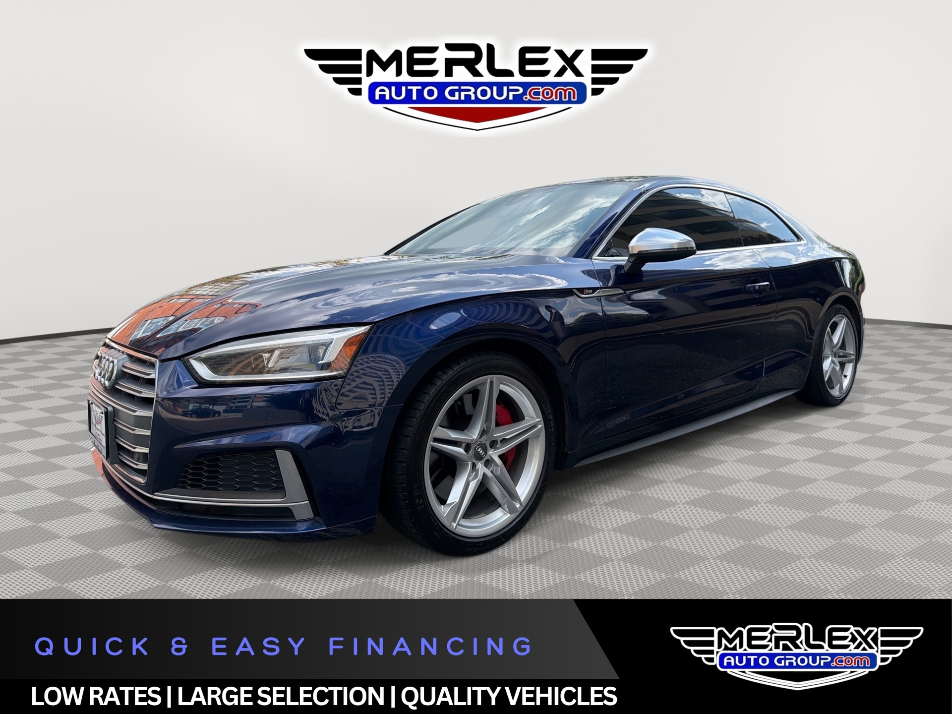 Blue 2019 Audi S5 Coupe All-Wheel Drive Automatic
