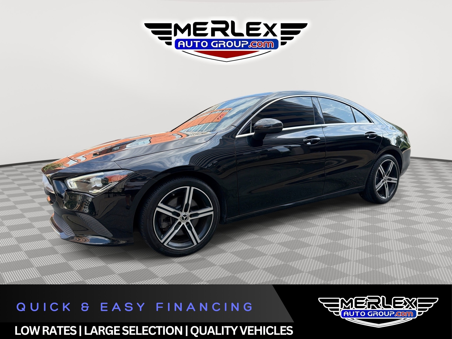 Black 2020 Mercedes-Benz CLA Coupe Front-Wheel Drive 7-Speed Automatic