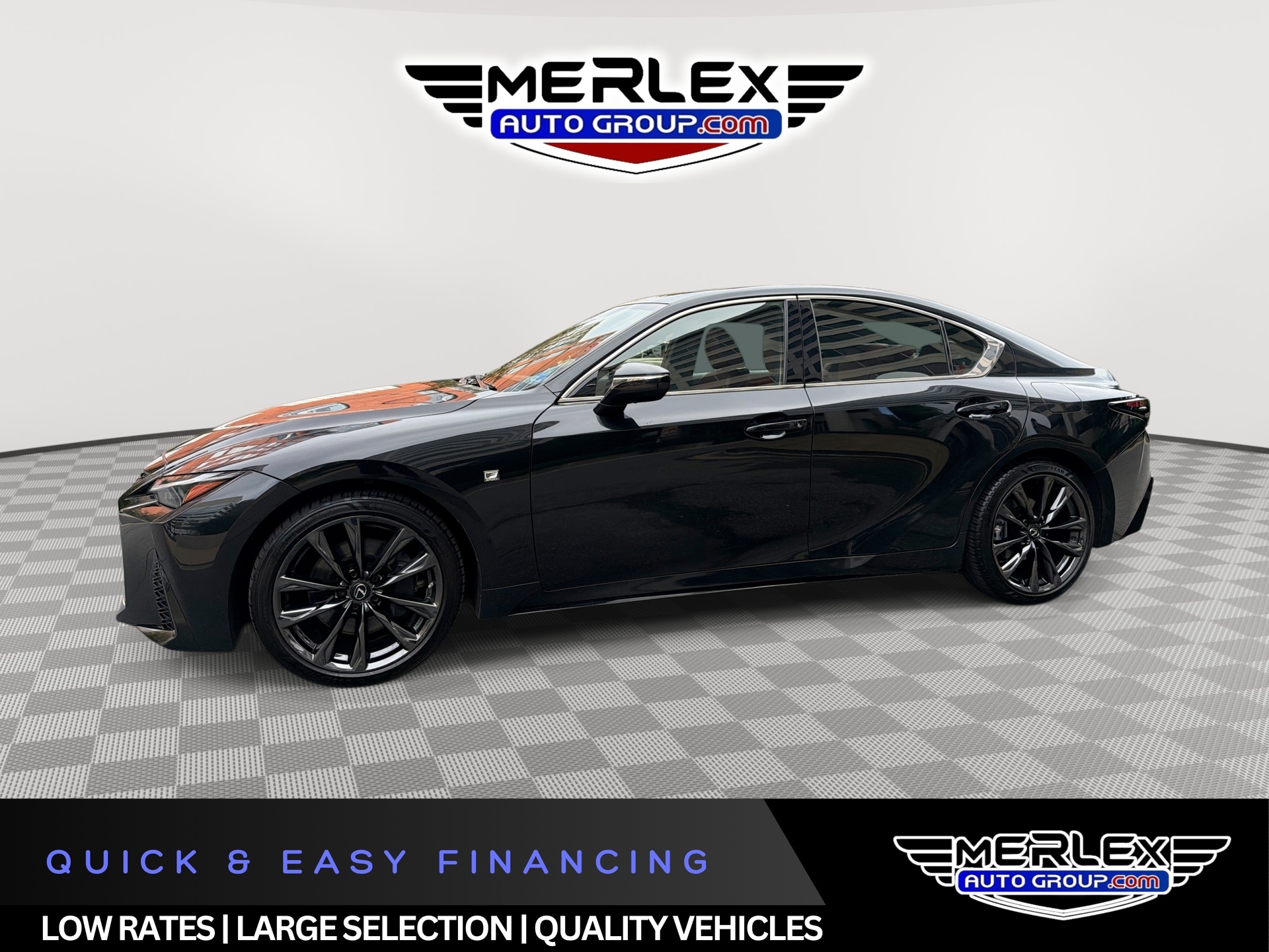 Black 2021 Lexus IS Sedan All-Wheel Drive 6-Speed Automatic