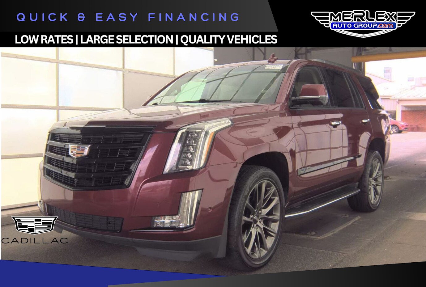 Red 2020 Cadillac Escalade Luxury 4WD SUV / Crossover Four-Wheel Drive Automatic