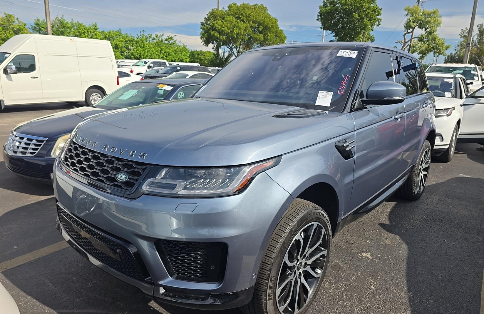 Gray 2019 Land Rover Range Rover Sport SUV / Crossover All-Wheel Drive 8-Speed Automatic